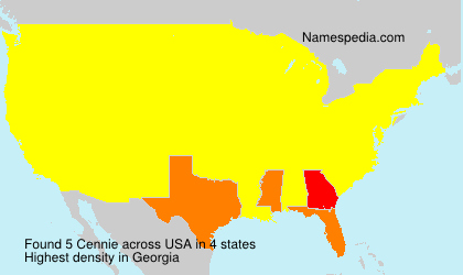Surname Cennie in USA Surname Cennie in USA