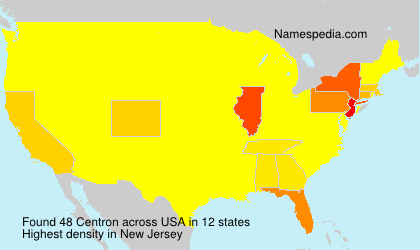 Surname Centron in USA
