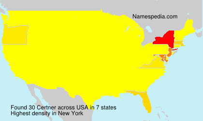 Surname Certner in USA Surname Certner in USA
