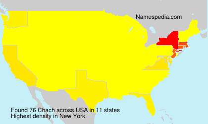 Surname Chach in USA Surname Chach in USA