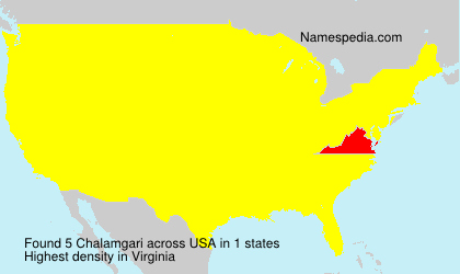 Surname Chalamgari in USA Surname Chalamgari in USA