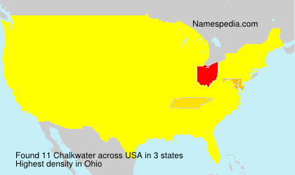 Surname Chalkwater in USA Surname Chalkwater in USA