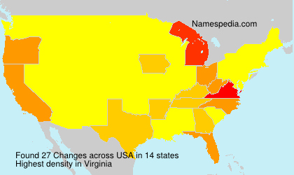 Surname Changes in USA