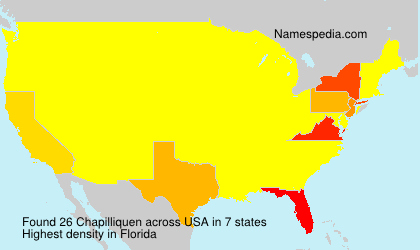Surname Chapilliquen in USA