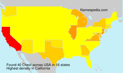 Surname Cheol in USA