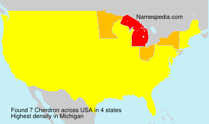 Surname Cherdron in USA