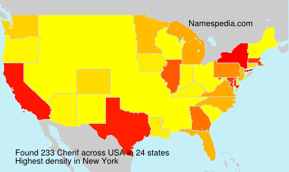 Surname Cherif in USA