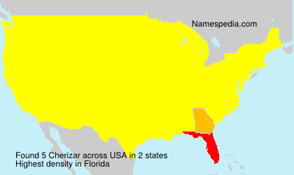 Surname Cherizar in USA Surname Cherizar in USA