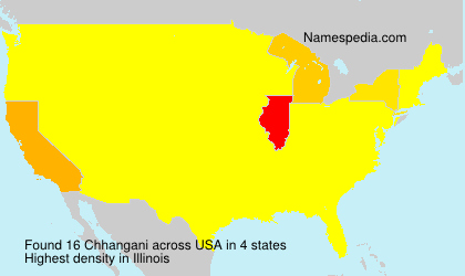Surname Chhangani in USA