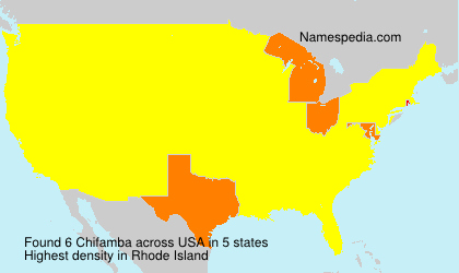 Surname Chifamba in USA