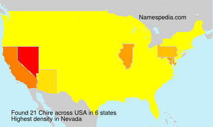 Surname Chire in USA Surname Chire in USA