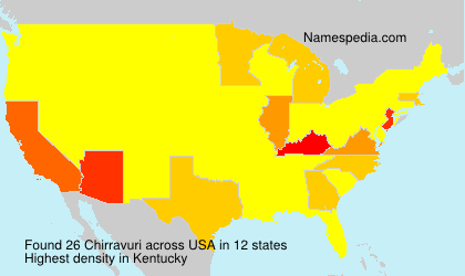 Surname Chirravuri in USA