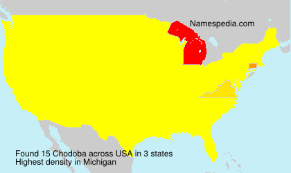 Surname Chodoba in USA