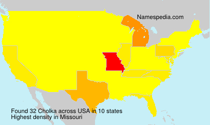 Surname Cholka in USA