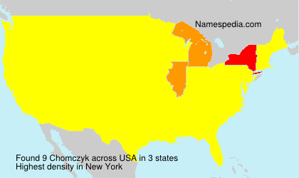Surname Chomczyk in USA