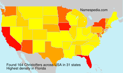 Surname Christoffers in USA