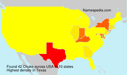 Surname Chuke in USA