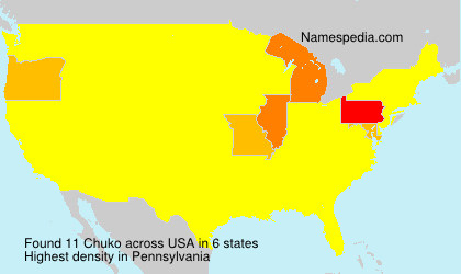 Surname Chuko in USA