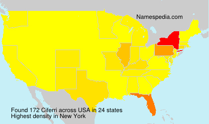 Surname Ciferri in USA