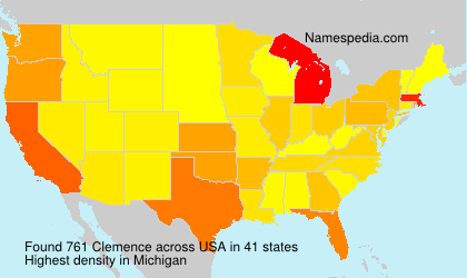 Surname Clemence in USA