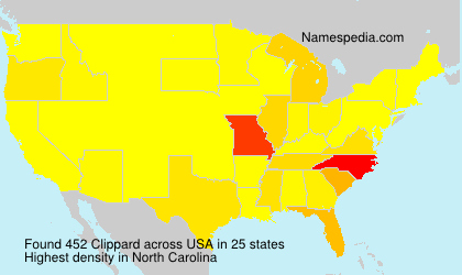 Surname Clippard in USA Surname Clippard in USA