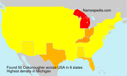 Surname Cokonougher in USA Surname Cokonougher in USA