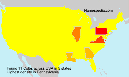 Surname Colbs in USA