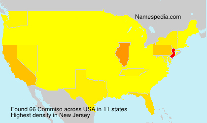 Surname Commiso in USA
