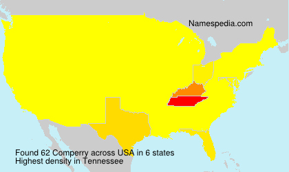 Surname Comperry in USA