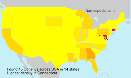 Surname Conelius in USA