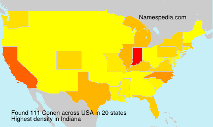 Surname Conen in USA