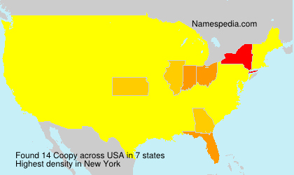Surname Coopy in USA