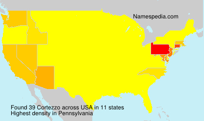 Surname Cortezzo in USA