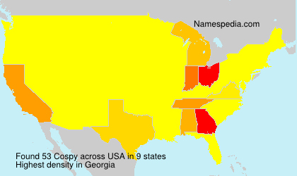 Surname Cospy in USA