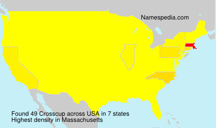 Surname Crosscup in USA Surname Crosscup in USA