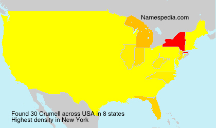 Surname Crumell in USA Surname Crumell in USA