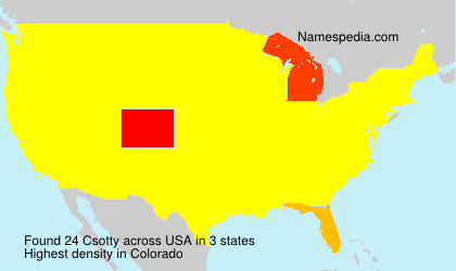 Surname Csotty in USA Surname Csotty in USA