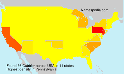 Surname Cubbler in USA Surname Cubbler in USA