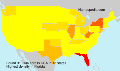Surname Cula in USA