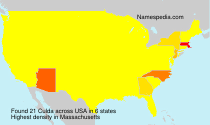 Surname Culda in USA