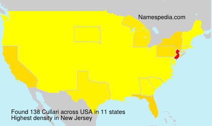Surname Cullari in USA