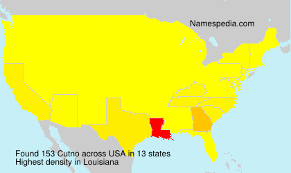 Surname Cutno in USA Surname Cutno in USA