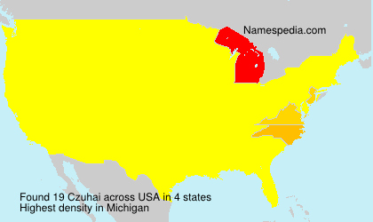 Surname Czuhai in USA Surname Czuhai in USA