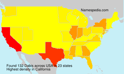 Surname Dabis in USA
