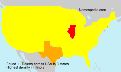 Surname Daleno in USA