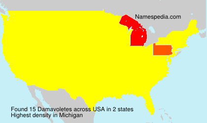 Surname Damavoletes in USA
