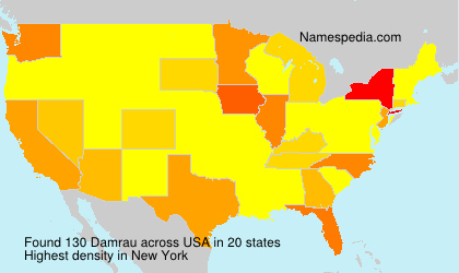 Surname Damrau in USA
