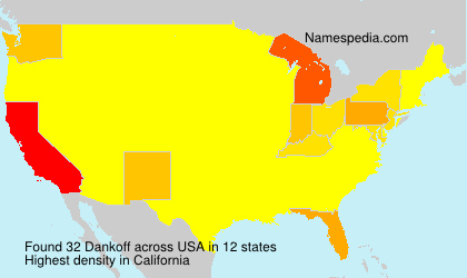 Surname Dankoff in USA