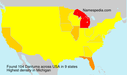 Surname Dantuma in USA Surname Dantuma in USA
