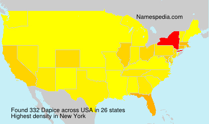 Surname Dapice in USA Surname Dapice in USA